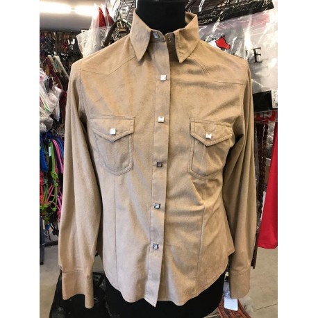 CAMICIA SOLID SUEDE SHIRT OUTBACK