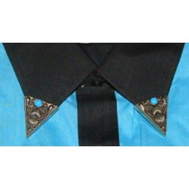 WESTERN COLLAR TIPS TURQUOISE