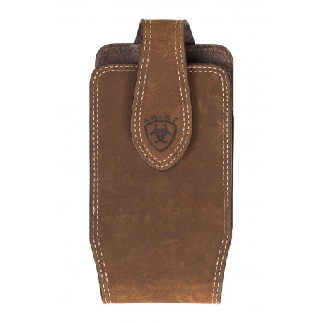 PORTA CELLULARE BROWN LEATHER ARIAT