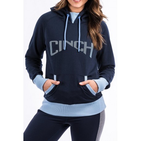 FELPA NAVY PULLOVER CINCH