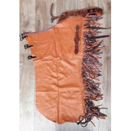CHAPS SMOOTH LEATHER LONG CUTTING