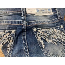 JEANS EMBROIDED BOOTCUT GRACE IN LA