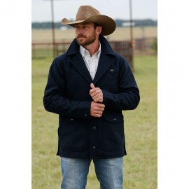 GIACCA RANCH NAVY WOOL MILLER
