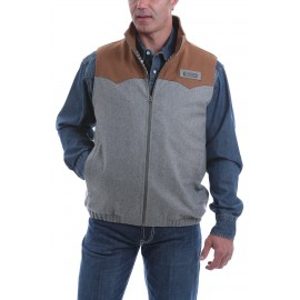 GILET CONCEALED CARRY GRAY BROWN CINCH