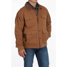 GIACCA CANVAS BROWN FLANNEL CINCH