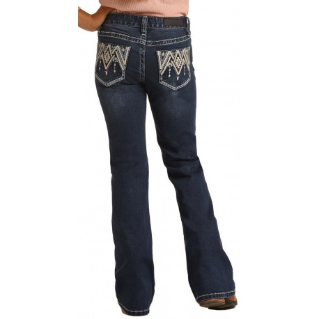 JEANS JUNIOR EXTRA STRETCH BOOTCUT ROCK & ROLL