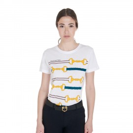 T-SHIRT DONNA BITS WITH REINS EQUESTRO