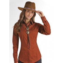 CAMICIA SOLID RUST PANHANDLE