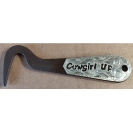 CURASNETTA BROWN ENGRAVED COWGIRL UP