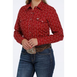 CAMICIA RED PRINTED CINCH