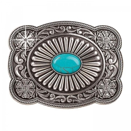 FIBBIA TURQUOISE STRASS