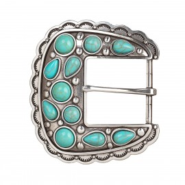 FIBBIA TURQUOISE STONE