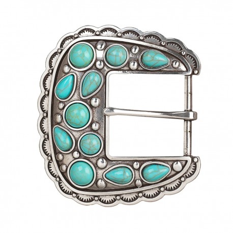 FIBBIA TURQUOISE STONE