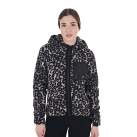 TEDDY FULL ZP LEOPARD DONNA