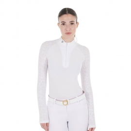 CAMICIA CONCORSO TULLE STRETCH EQUESTRO